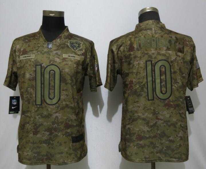 Women Nike Bears 10 Mitchell Trubisky Camo Salute To Service Limited Jersey,We sell and wholesale Women Nike Bears 10 Mitchell Trubisky Camo Salute To Service Limited Jersey on line form chian!